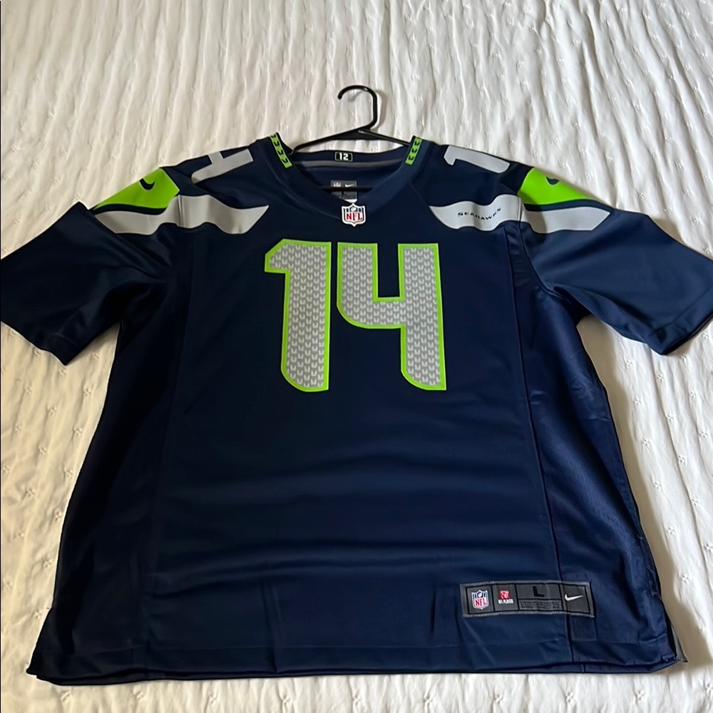NFL Blue and Green Seahawks Jersey
